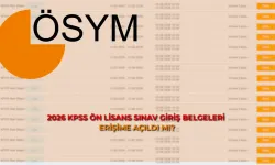 2026 KPSS ön lisans sınavı ne zaman,saat kaçta?