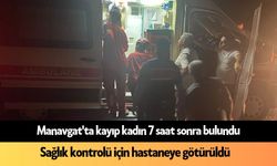 Manavgat'ta kayıp kadın 7 saat sonra bulundu