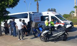 Manavgat'ta zincirleme motosiklet kazası
