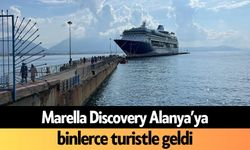 Marella Discovery Alanya’ya binlerce turistle geldi