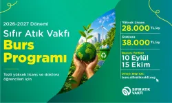 Sıfır Atık Vakfı burs başvuruları başladı! İşte 2026-2027 burs miktarı ve başvuru şartları