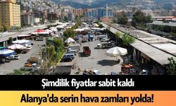 Alanya'da serin hava zamları yolda