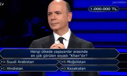 Milyoner’de Khan sorusu merak uyandırdı!
