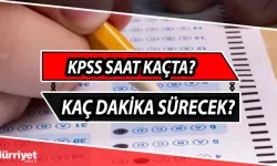 4 Ekim 2026 KPSS Önlisans sınavı kaçta başlayacak, kaçta bitecek?