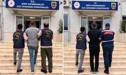 Serik'te 35 yıllık ceza yakalandı