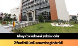 Alanya’da 2 firari hükümlü kıskıvrak yakalandı