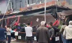 Alanya Barlar Sokağı'nda restoranın çatısı çöktü