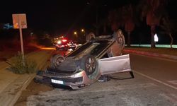 Antalya'da takla atan otomobilden 262 promil alkollü çıktı
