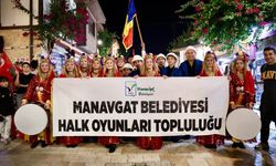 Manavgat’ta Uluslararası Halk Dansları Festivali coşkuyla başladı