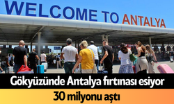 Gökyüzünde Antalya fırtınası esi̇yor