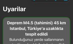 İstanbullular depremi hissetmeden bildirimi geldi