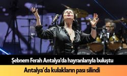 Şebnem Ferah Antalyalılarla buluştu