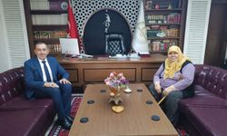 Şehit Coşkun Nazilli’nin annesinden Müftü Seven’e ziyaret