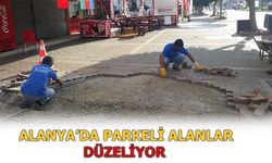 Alanya’da parke bakım ve onarım çalışması