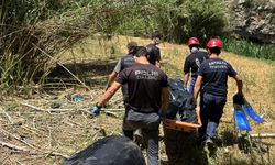 Antalya'nın meşhur çayında ceset çıktı