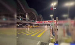 Havalimanında taksici terör estirdi