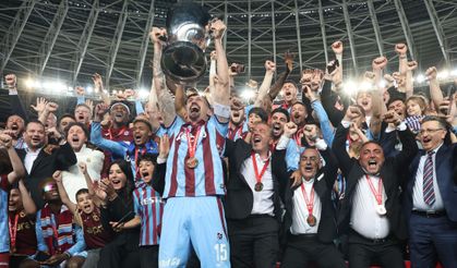 Türkiye Kupası'nda şampiyon Trabzonspor