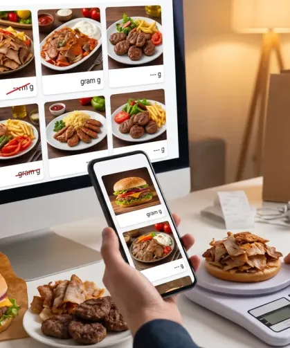 İnternetten aldığınız her hamburger, döner, köftenin artık gramajını bileceksiniz