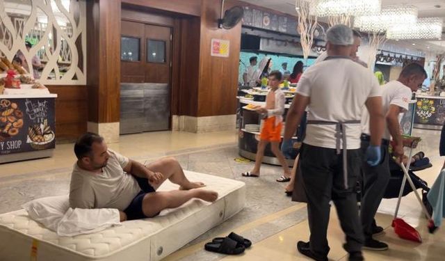 Antalya'da otelde kliması bozulunca bakın ne yaptı
