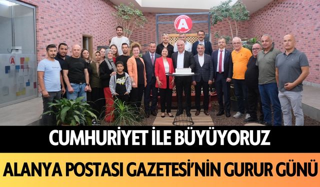 Alanya Postası Gazetesi 20. yılını gururla kutladı