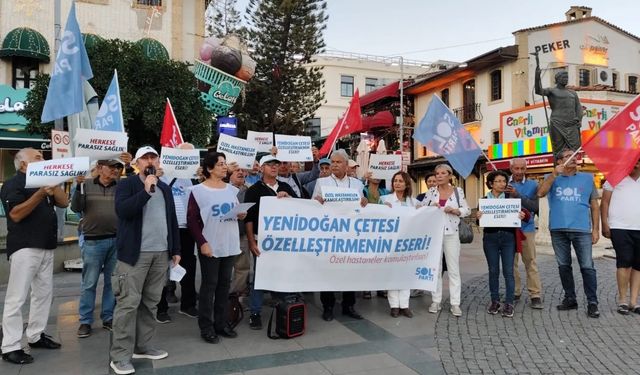 Ses Antalya'dan yükseldi: Skandalı protesto ettiler