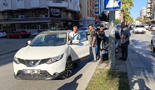 Manavgat'ta yine bir trafik kazası! Motosikletli yaralandı