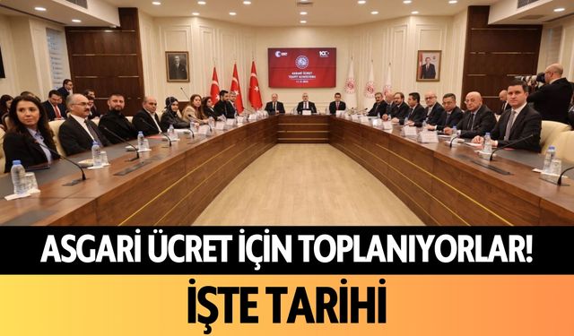 Asgari ücret için toplanıyorlar: İşte tarihi!