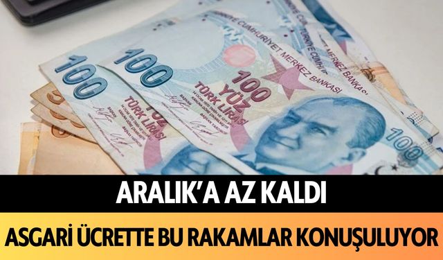 Aralık'a az kaldı: Asgari ücrette bu rakamlar konuşuluyor