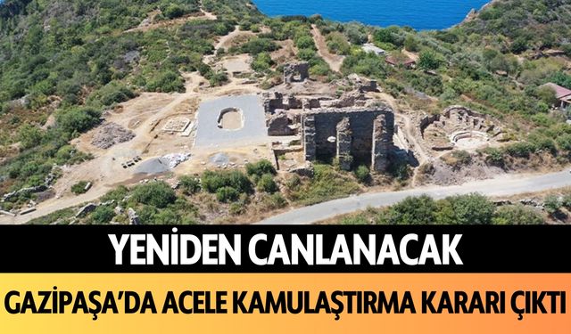 Gazipaşa'da acele kamulaştırma kararı çıktı