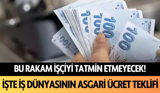 İş dünyasının asgari ücret teklifi işçiyi tatmin etmeyecek