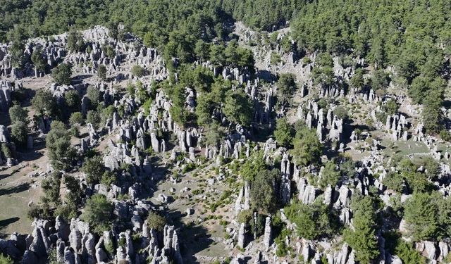 Burası bilim kurgu filminden sahne değil! Antalya'da gören hayran kalıyor