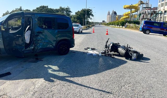 Manavgat'ta ehliyetsiz sürücü fazla kaçamadı