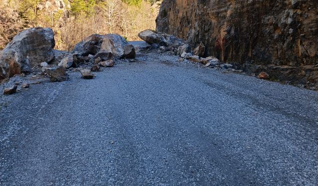 Alanya'da kapanan yol, trafiğe açıldı