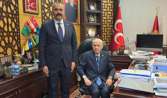 Antalyalı vekil Hilmi Durgun'dan Bahçeli'ye geçmiş olsun ziyareti