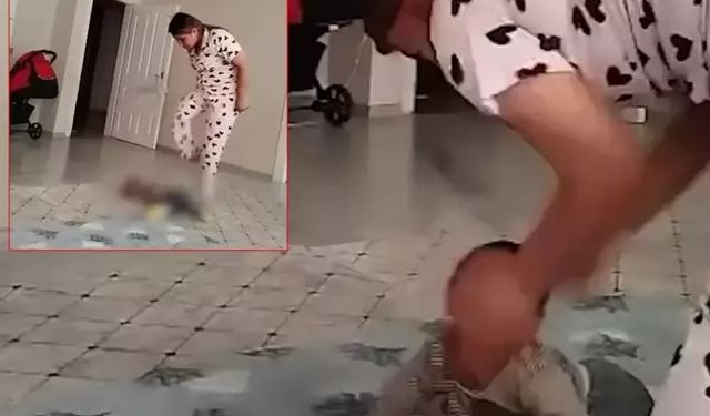 Görüntüler infial yarattı! Yabancı bakıcı...