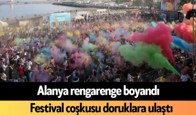 Alanya rengarenk oldu: Festival coşkusu doruklara ulaştı