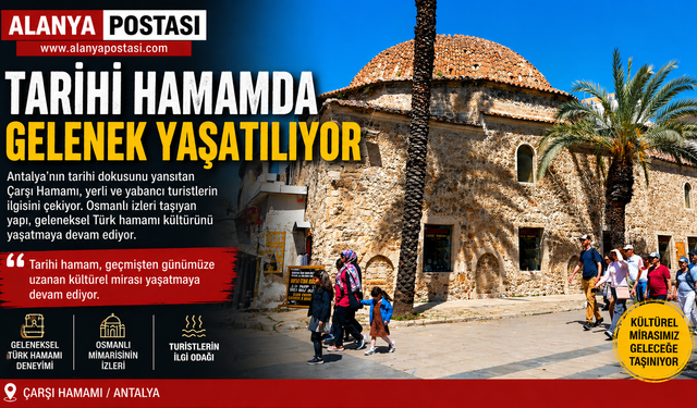 Tarihi Hamamda Gelenek Yaşatılıyor