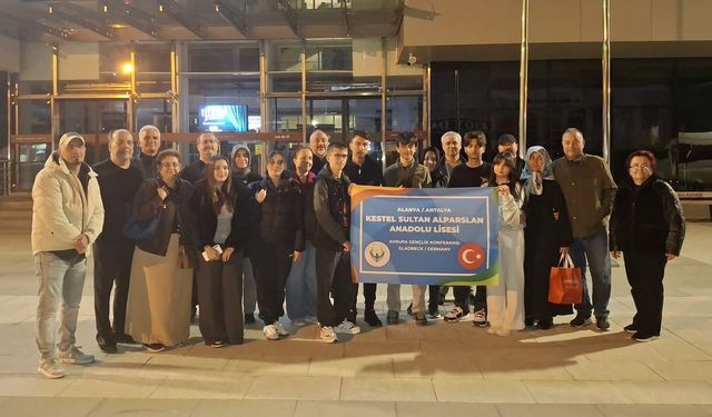 Alanyalı öğrenciler Almanya yolcusu