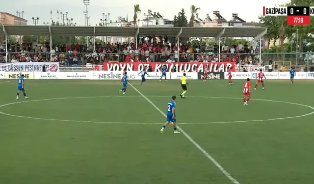 Gazipaşa Belediyespor-Kumluca Belediyespor maçı CANLI ANLATIM Son 15 DK