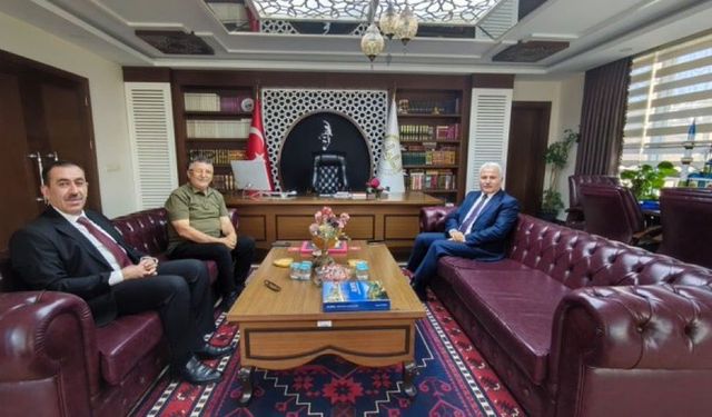Antalya İl Müftüsü'nden Müftü Seven'e ziyaret