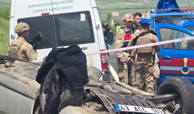 Elazığ’da feci trafik kazası: Takla atan araç can aldı
