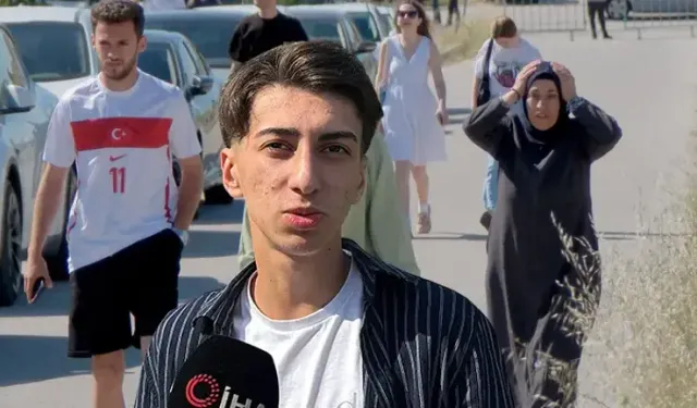 YKS sonrası konuşan adaydan yorum! ''Türkiye maçını izledik...''