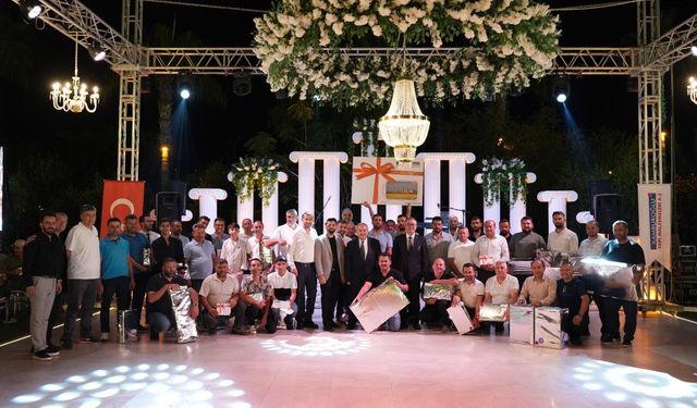 Alanya'da Kamburoğlu’ndan ustalara 61’inci yıl galası