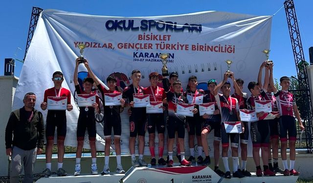 Alanya’nın bisiklet gururu Türkiye ikincisi oldu