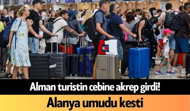 Alman turistin cebine akrep girdi! Alanya umudu kesti