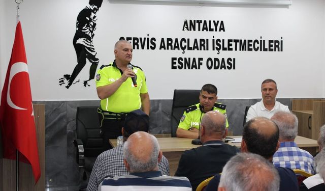 Alanya'da 154 Şoför Tek Tek Eğitime Alındı