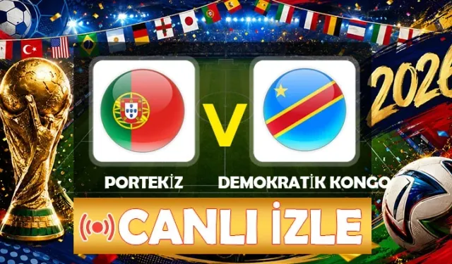 Portekiz-Demokratik Kongo maçı hangi kanalda? CANLI İZLE