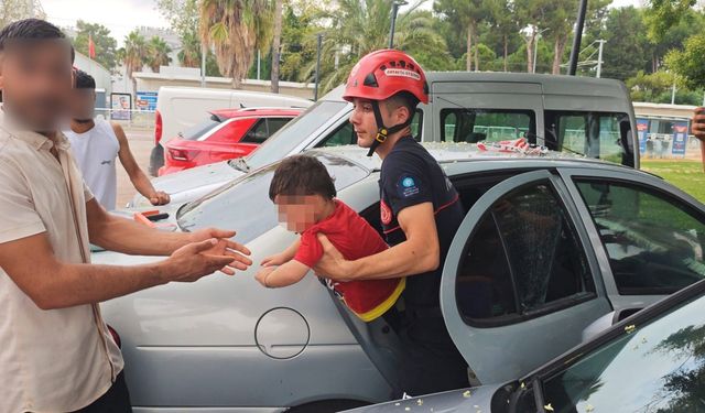 Antalya'da ölümden döndü: İtfaiye ekipleri yetişti