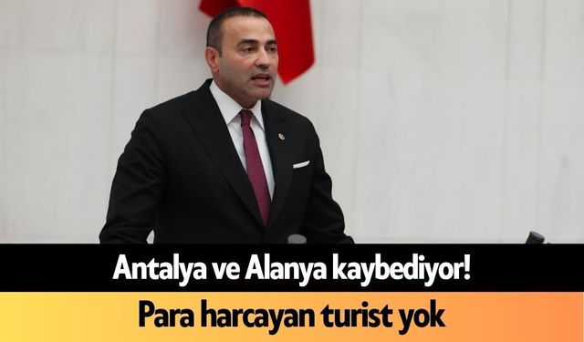 Antalya ve Alanya kaybediyor! Para harcayan turist yok