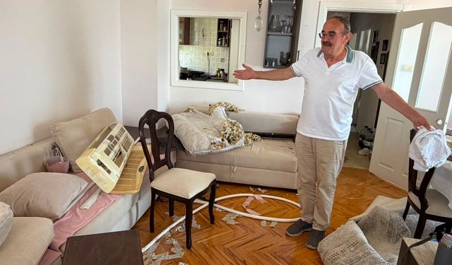 Böyle soygun görülmedi! Alanya'da evi adeta yağmalandı